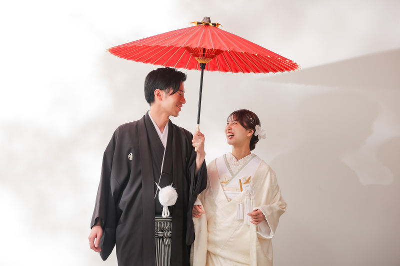 傘さしてお散歩へ