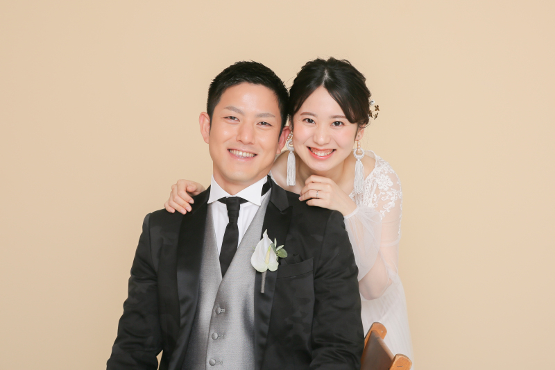 笑顔溢れるお2人と♪【洋装ハウススタジオ】By Nakabayashi