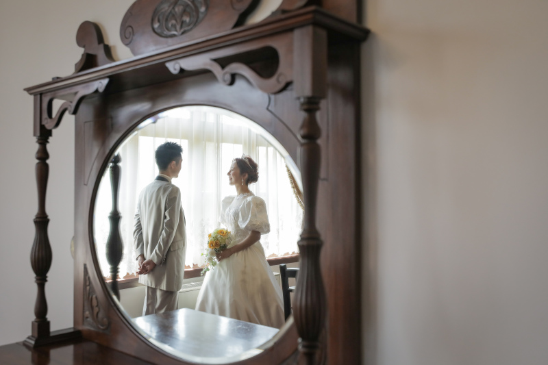 装飾豊かなイギリス館の中で