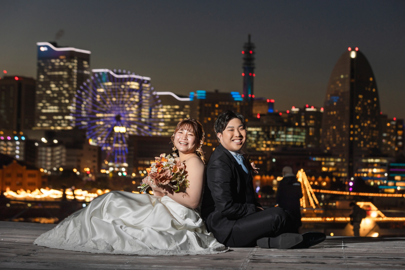 座って！可愛く！