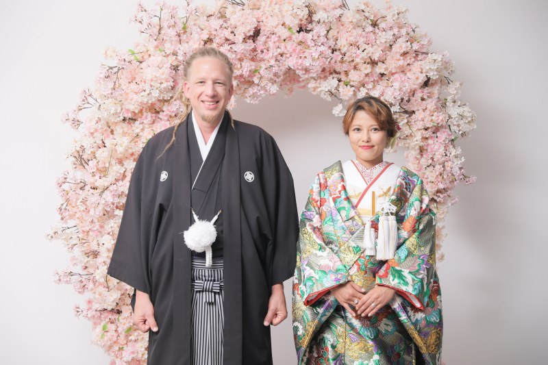 まずは桜で可愛らしい雰囲気で