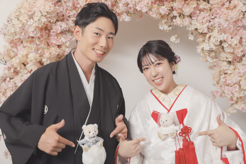 ぬいぐるみと一緒