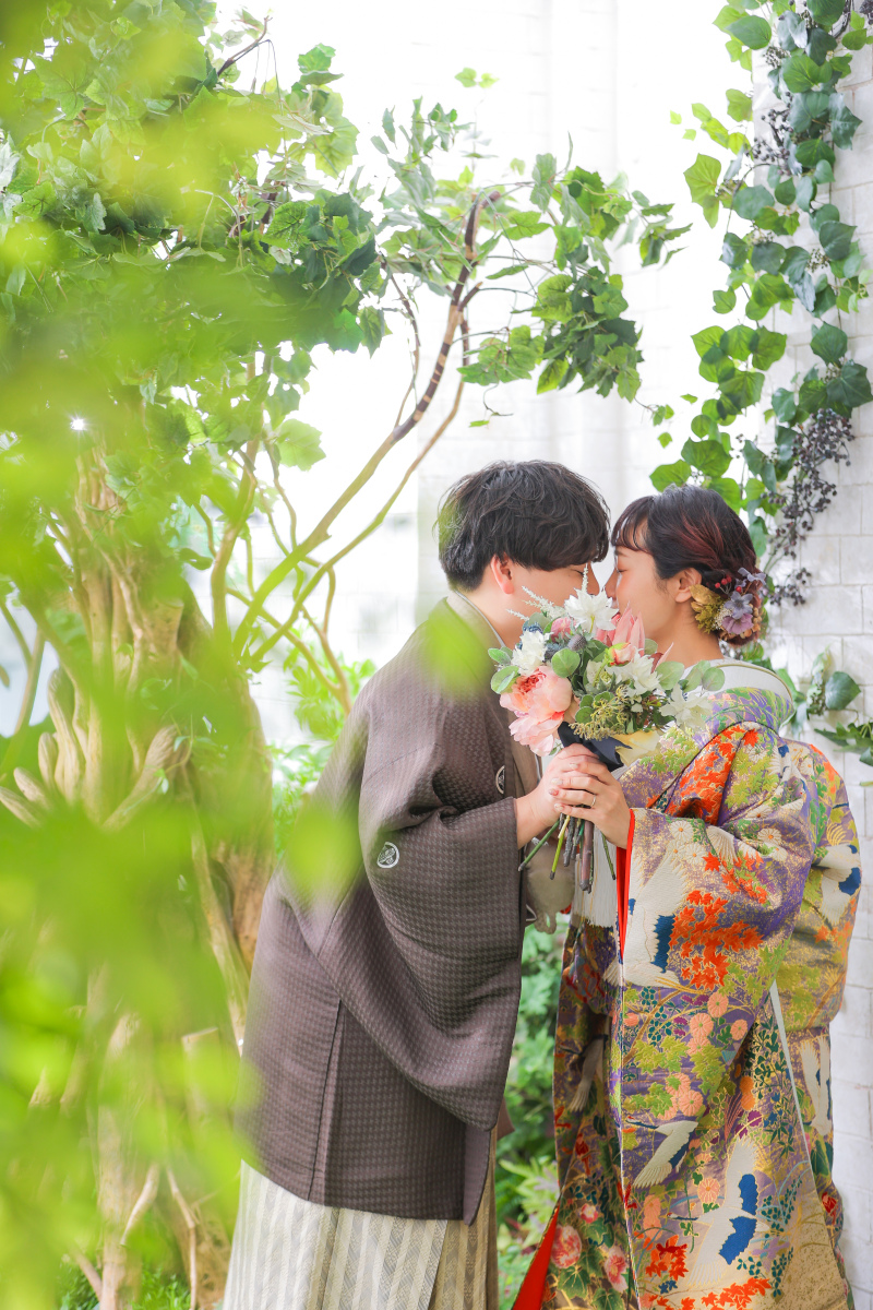 ブーケに隠した、秘密のキス