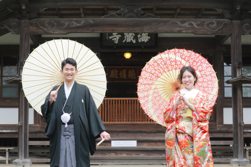 和傘を使ったショットも!