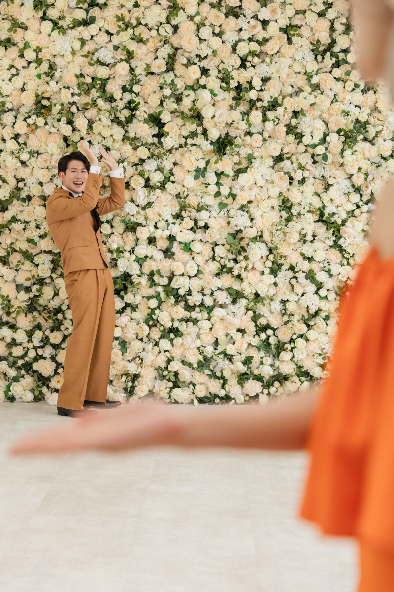 手のひらサイズの新郎様