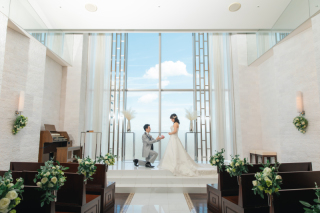 結婚式気分を味わえる！チャペルロケーション撮影！！