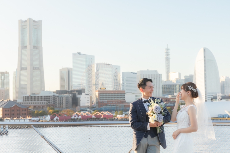 青空とみなとみらい