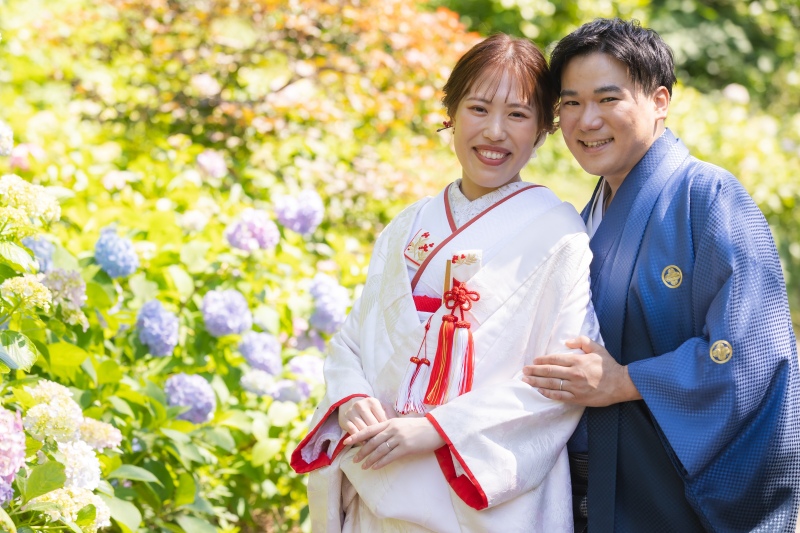 お二人で寄り添って