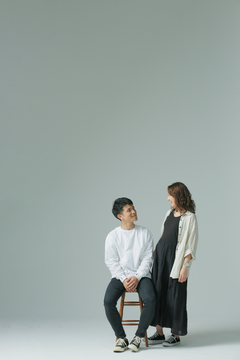 自然体のふたりの姿