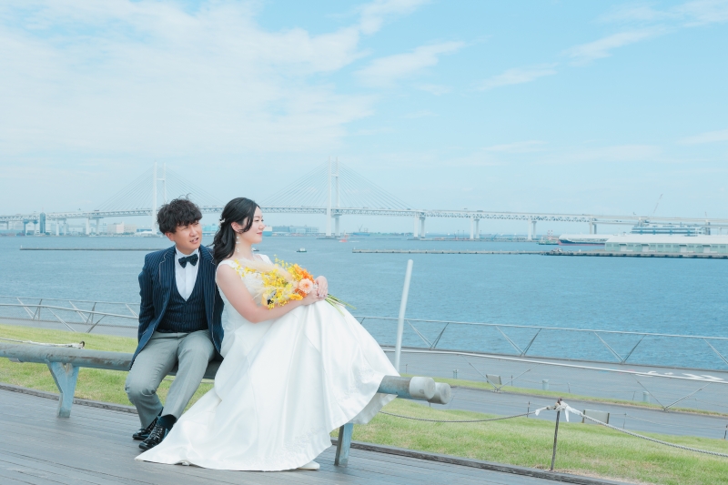 海風に吹かれて