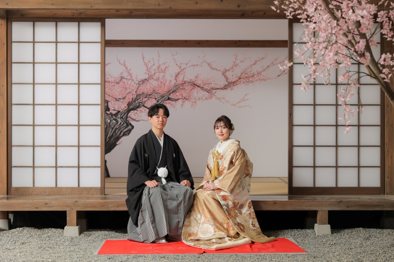 体調に合わせた撮影を　〜屋内庭園スタジオ〜