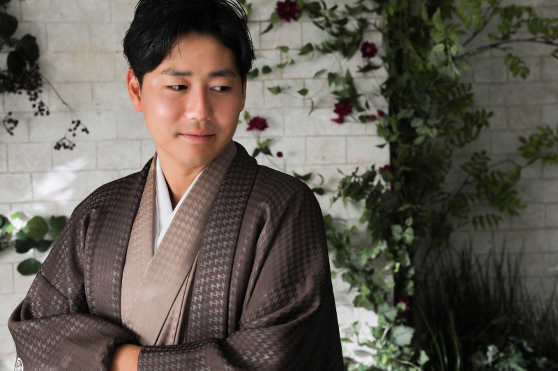 爽やかな緑をバックに