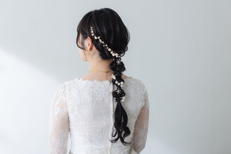 新婦さんのヘアメイクもしっかりと