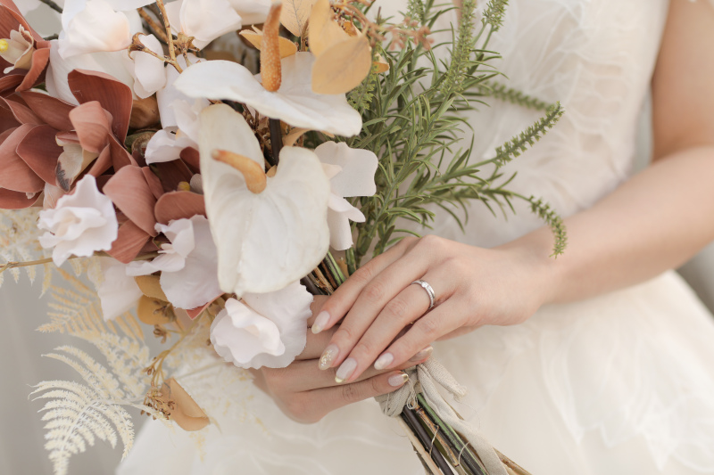 ブーケと指輪