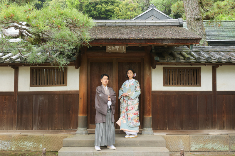 和装が似合う三溪園