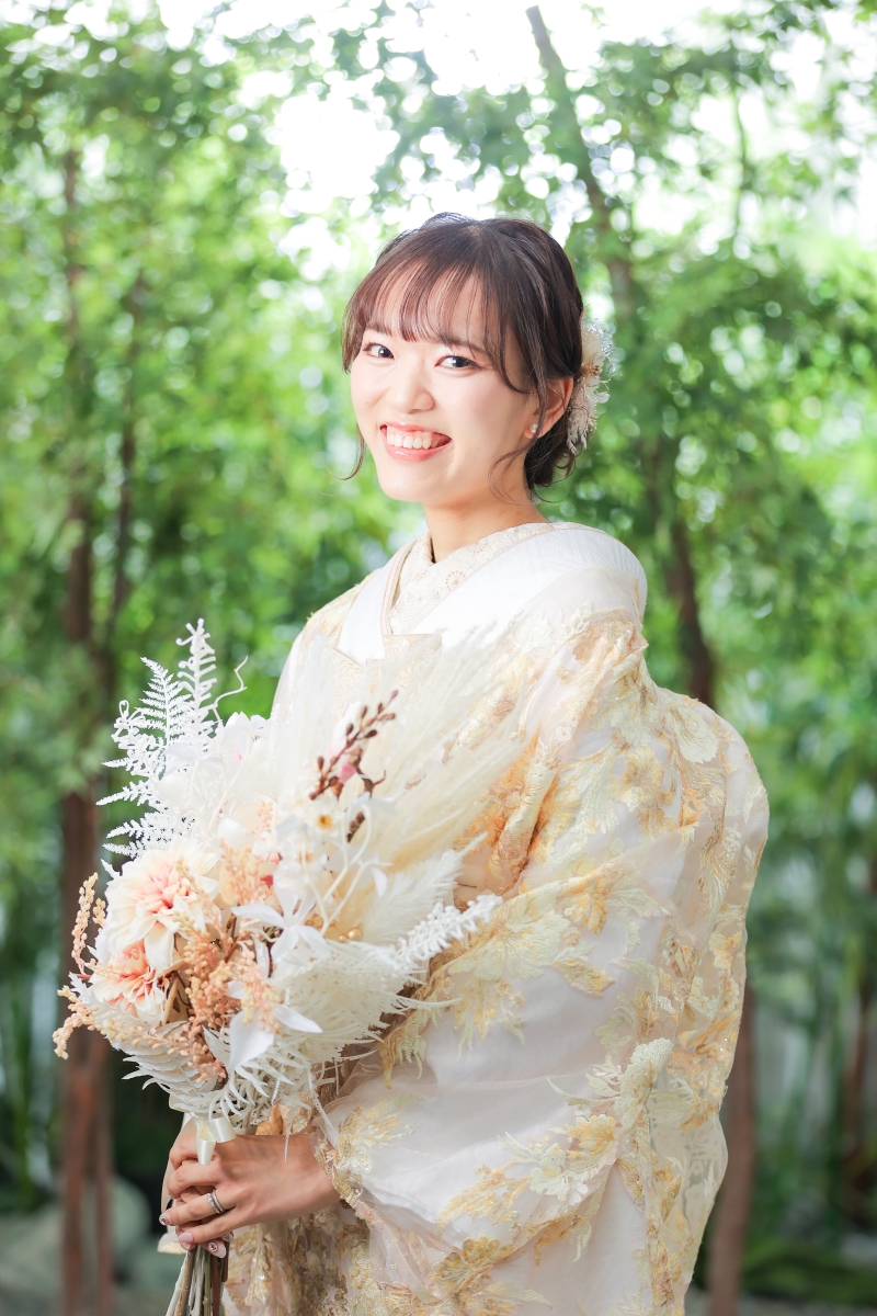 お嫁さんお気に入りのブーケと