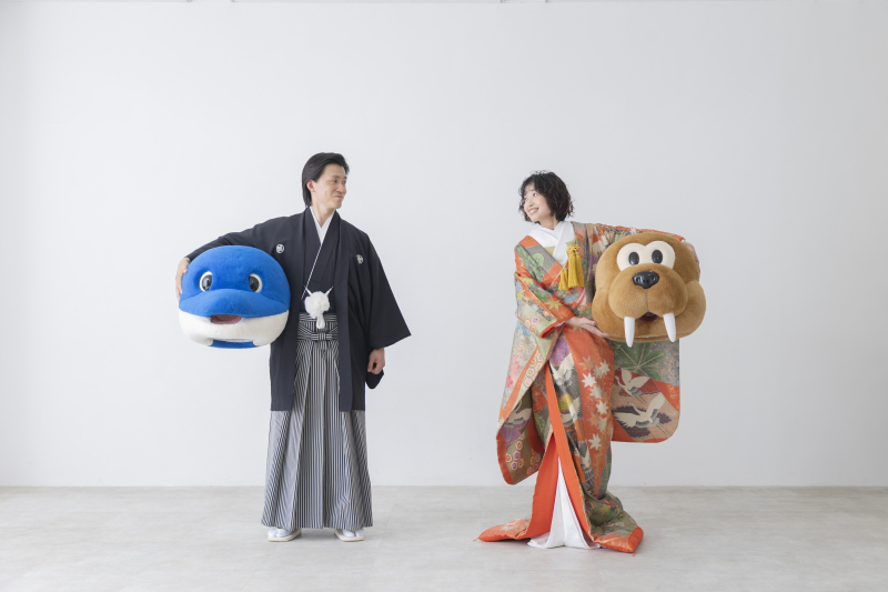 ♡着ぐるみちゃんの婚礼写真♡