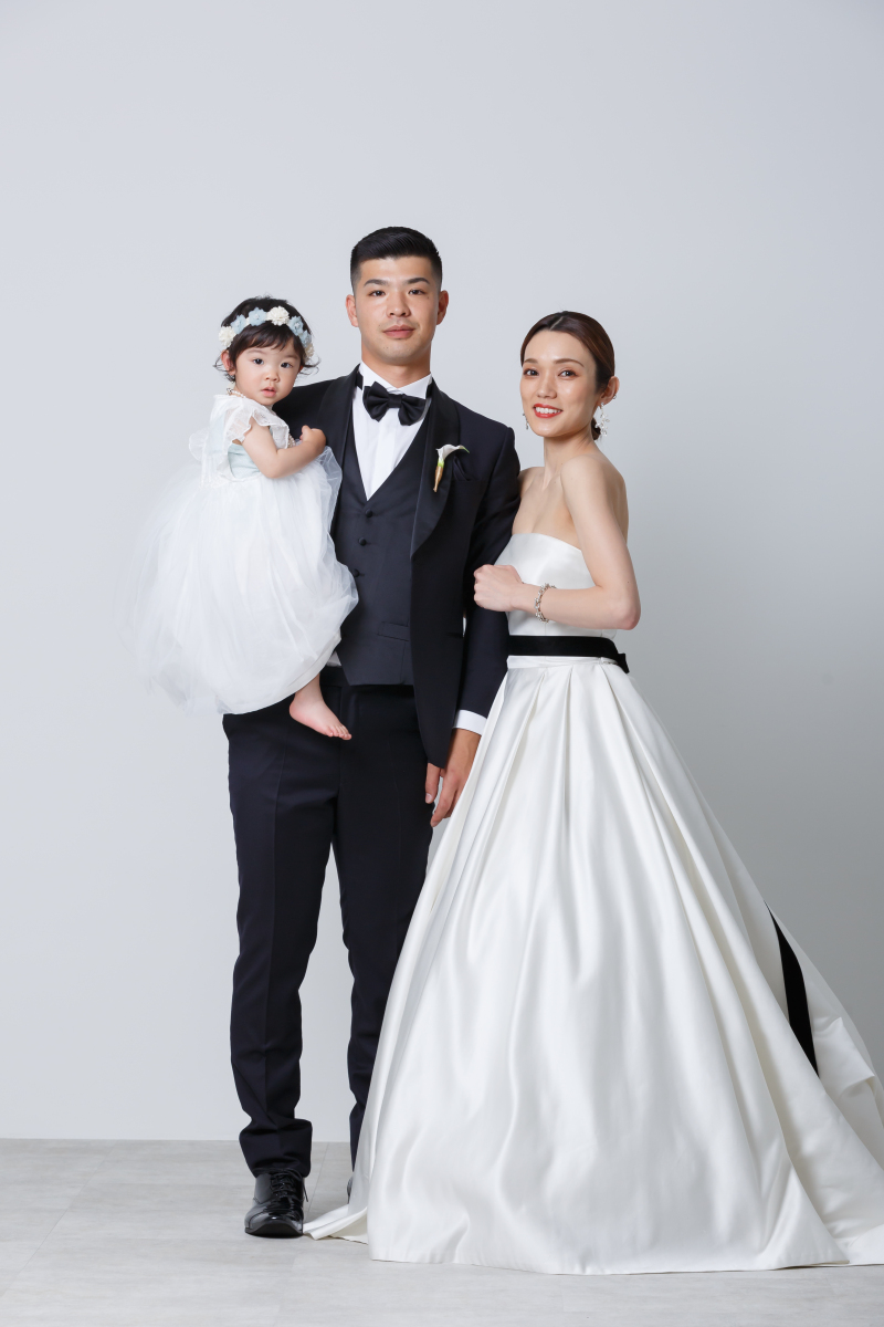 キッチリしたお写真もお子様と一緒に!
