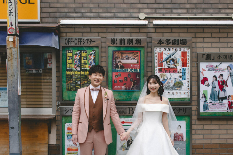 お二人の思い出の街へ