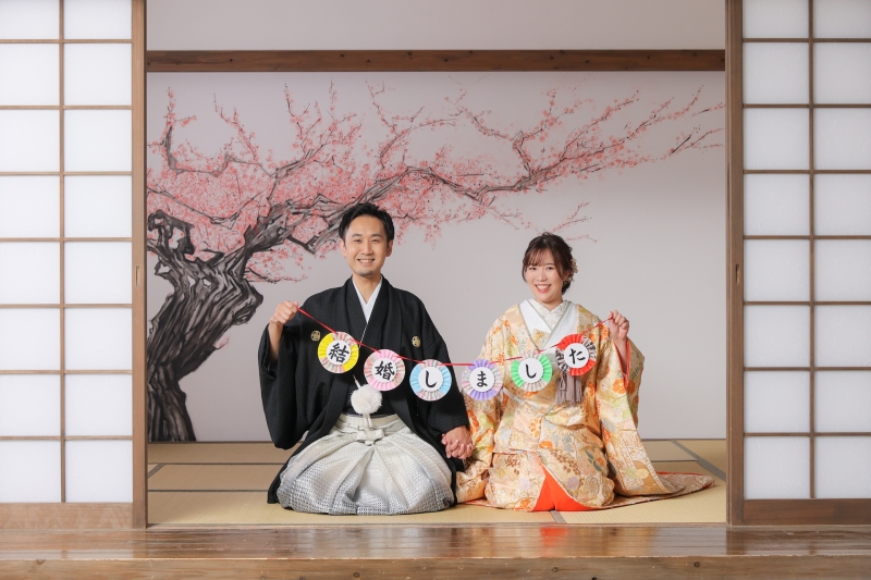 是非屋内庭園で撮影しましょう!!