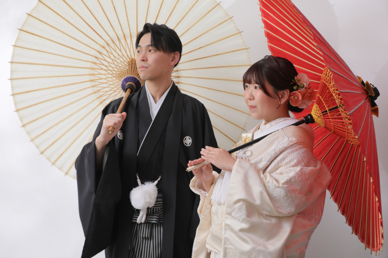 遠くを見るお二人