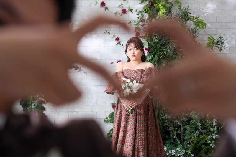 緑のガーデン風スタジオ