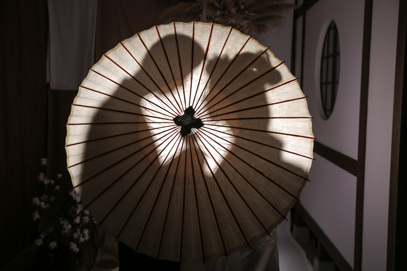 幻想的なシルエット写真