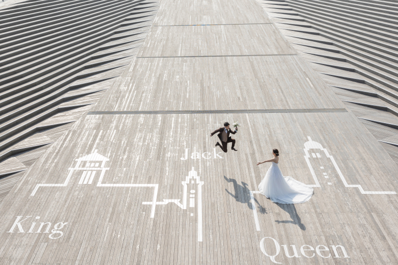 大桟橋と船と和装ハウス・・・そんな日のレポ