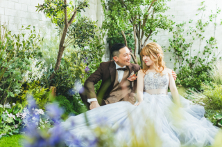 スタジオで楽しむウェディングドレス＆カラードレス