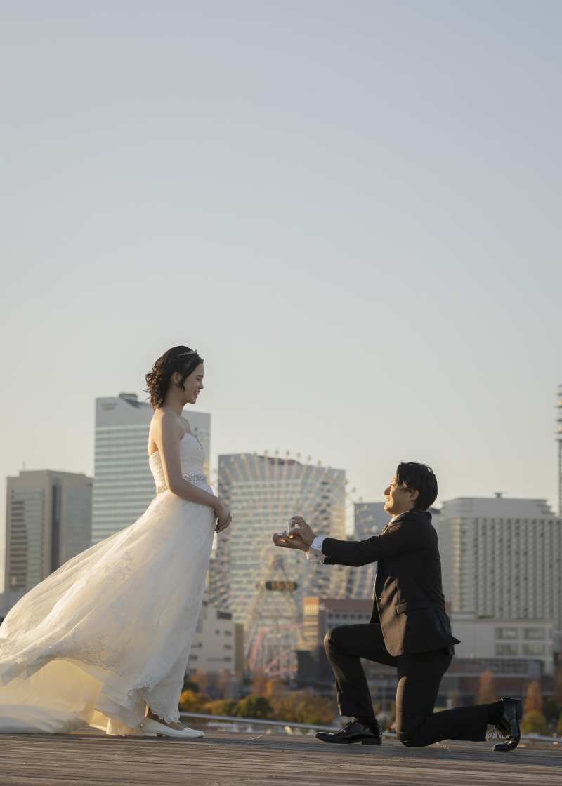 プロポーズ風のお写真も