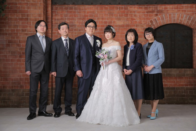 新婦様のご家族様と
