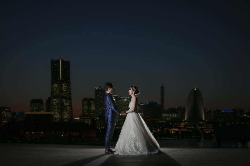 美しい夜景を二人占め