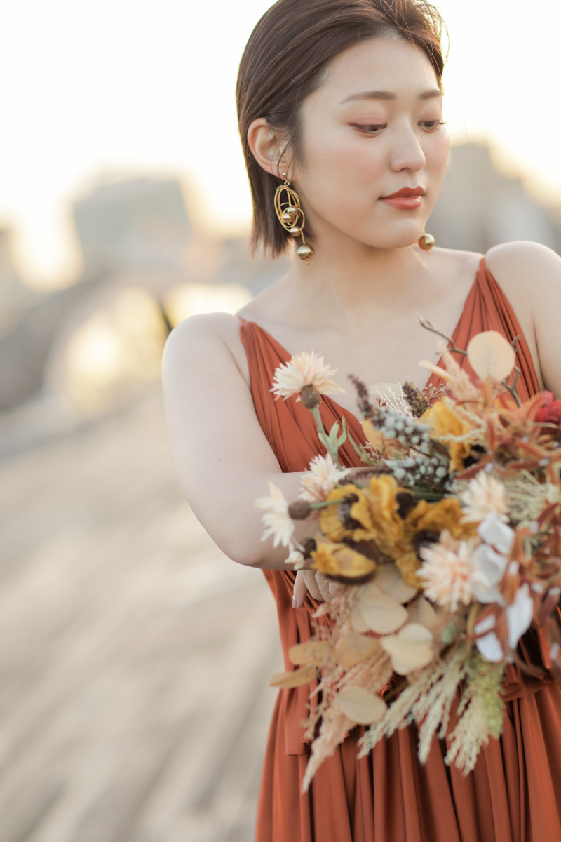 テラコッタドレス