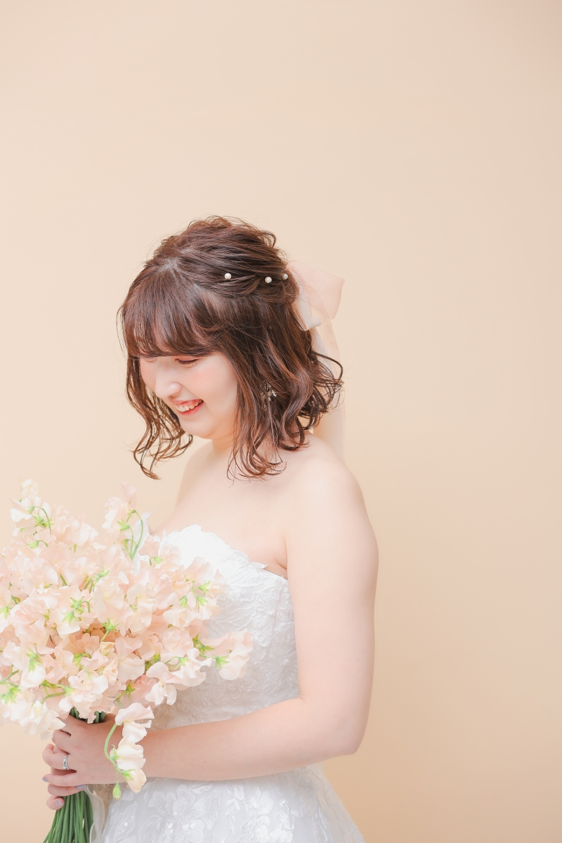 淡い色でまとめて