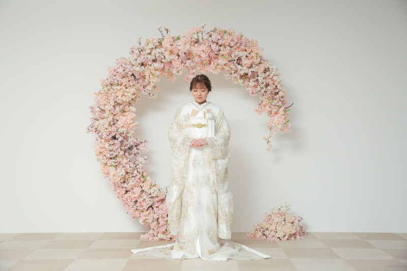 2着目はなんと！レースの打掛！