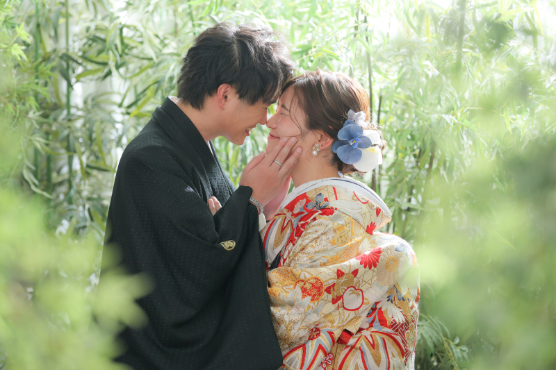 ぎゅっと寄り添って