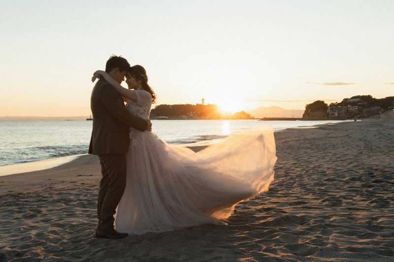 トレーンをなびかせて