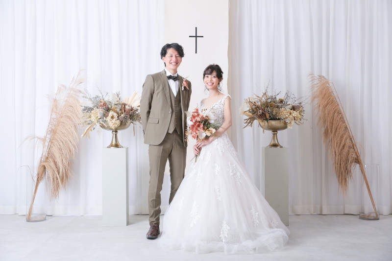 チャペル背景で!