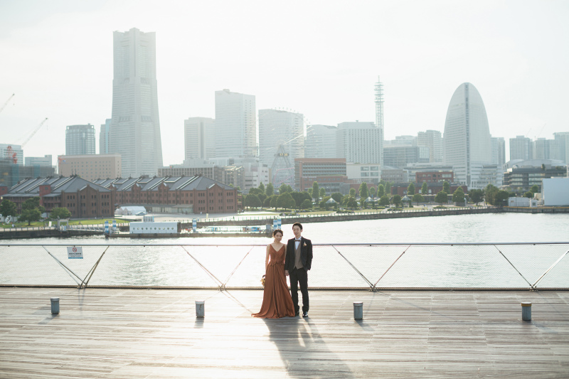 夕景でドラマチックに!