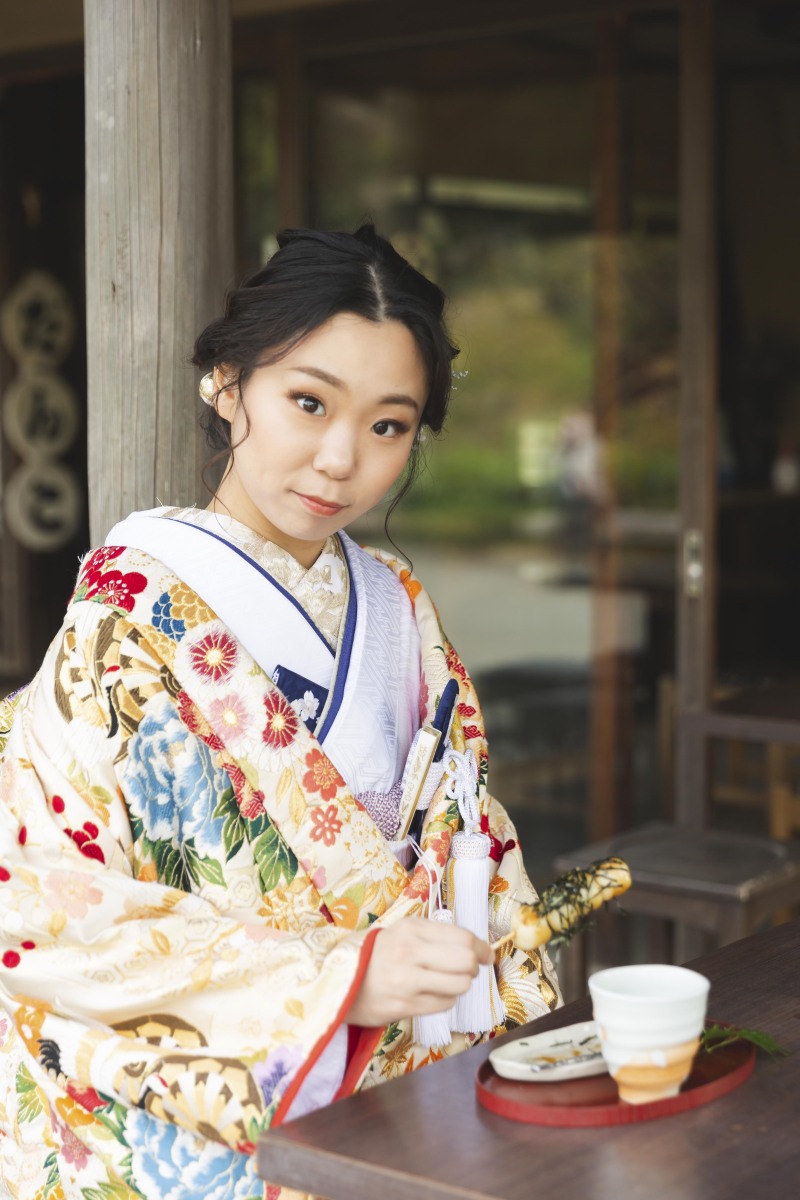 お団子とご新婦様