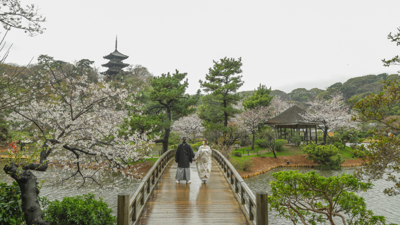 三渓園のランドマーク