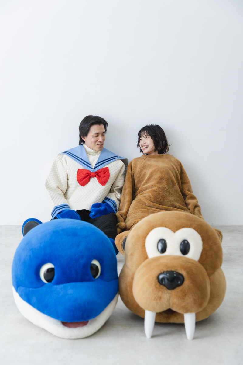 お二人で休憩している姿もとっても可愛いです！