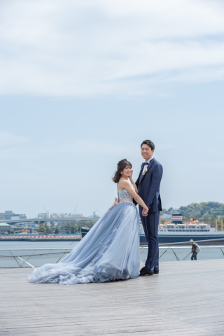 晴天の大さん橋