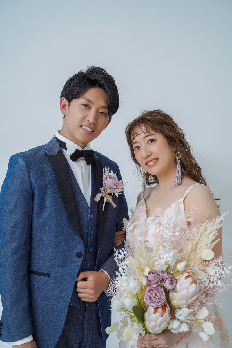 まずはお二人の立ち姿から。