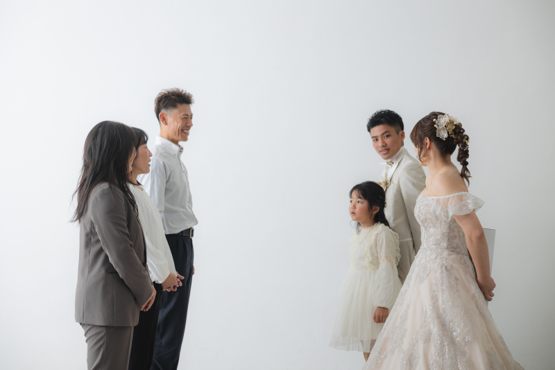 まずはスタジオ撮影から