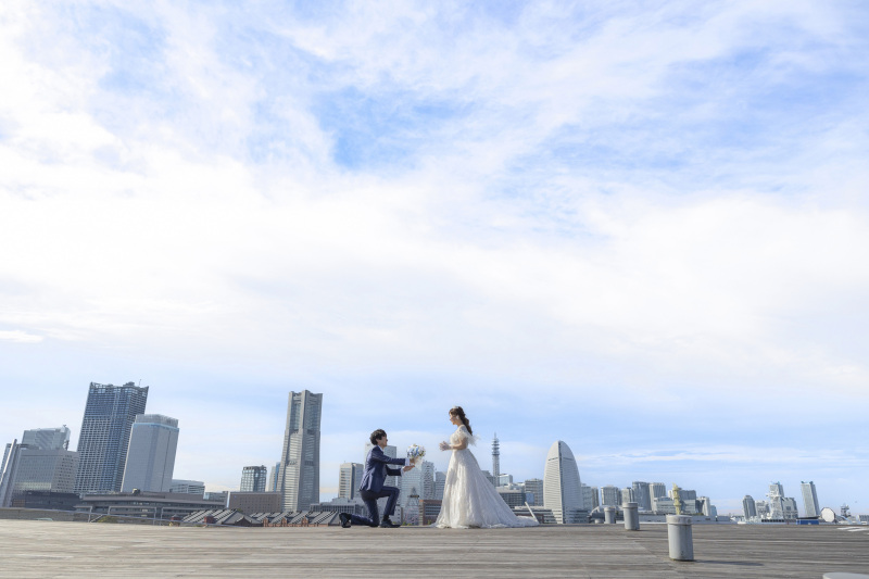 最後にプロポーズ風のお写真も