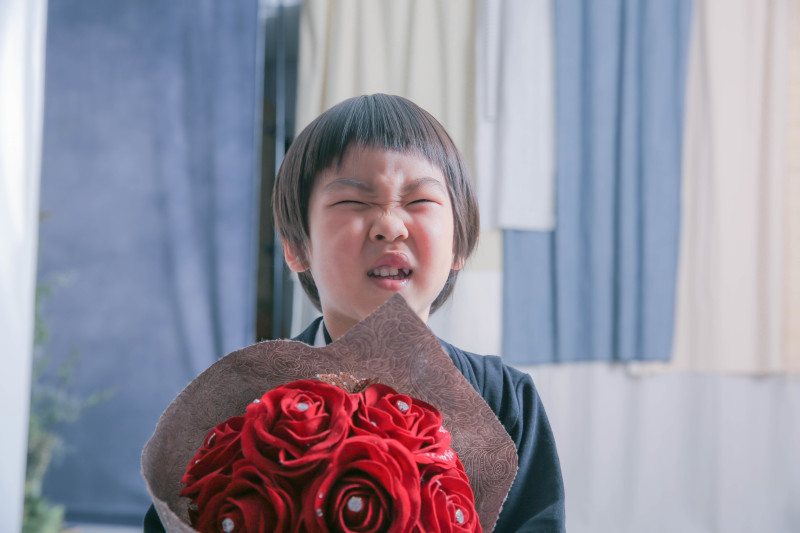 お子ちゃんのインパクト大の変顔!!