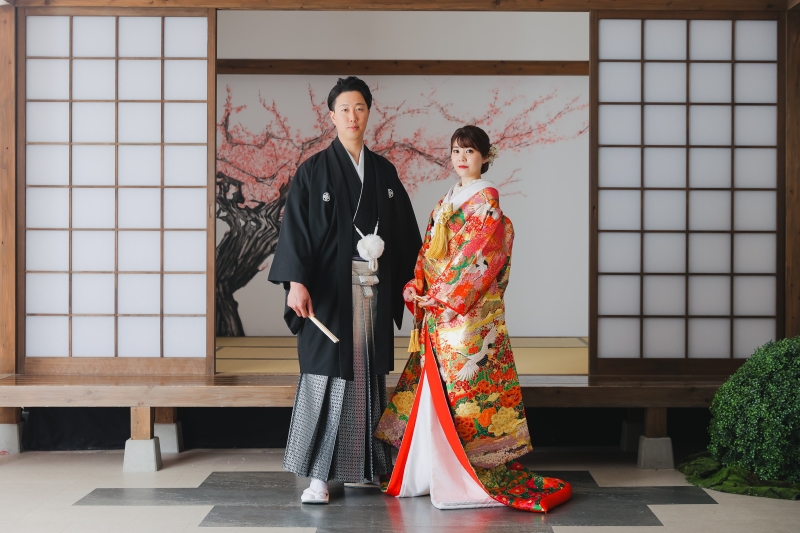 かっちり立ち姿