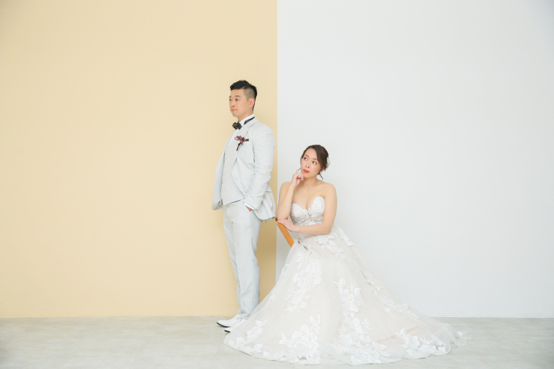 ツートン背景で◎