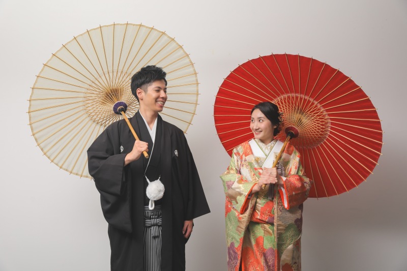 真っ白の背景も